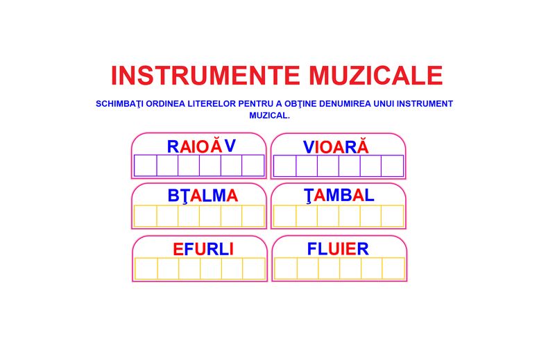 L-184 Joc Instrumente muzicale