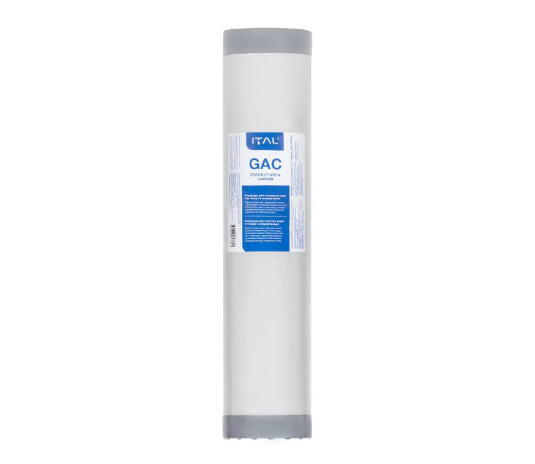 Cartuș cu cărbune activ din cocos (îndepărteare clor) ITAL GAC-S20BBIT 4.5"x20"