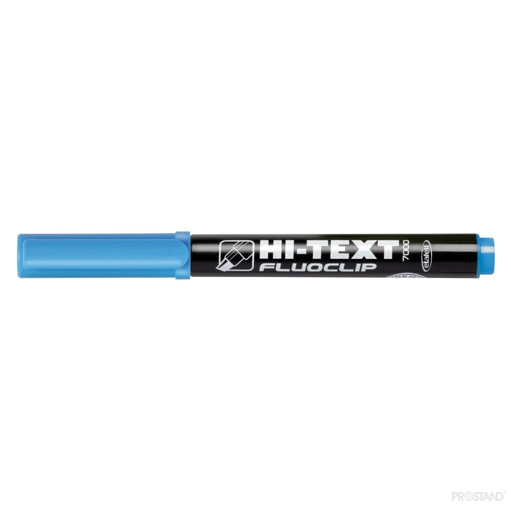 Textmarker  Hi-Text Fluoclip 7000 164  albastru