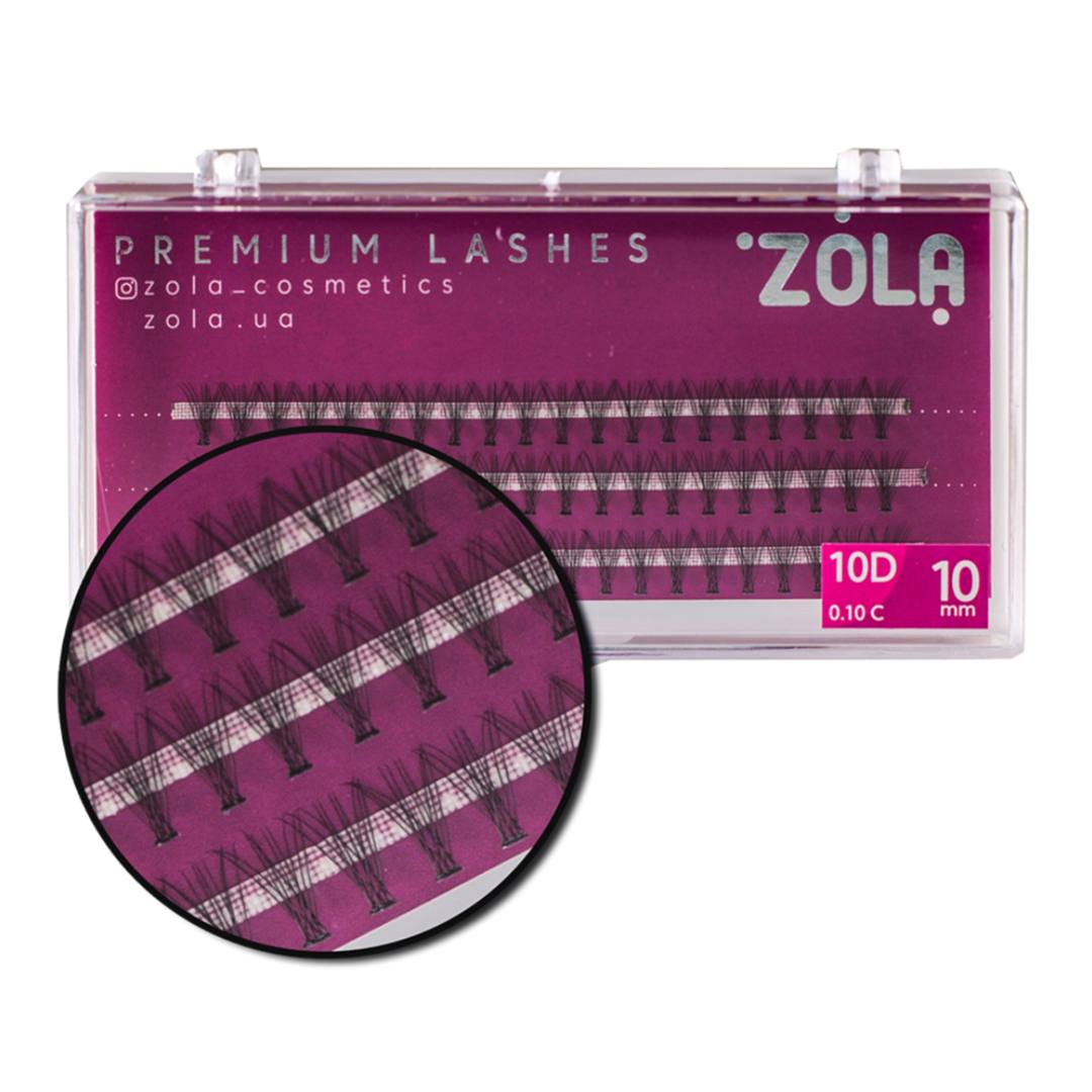 Gene tip buchețele ZOLA Cluster lashes 10D 10 mm