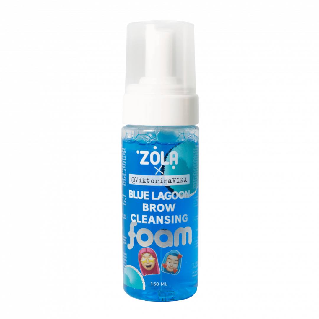 Spumă de curățare pentru sprâncene ZOLA Viktorina Vika BLUE LAGOON 150 ml