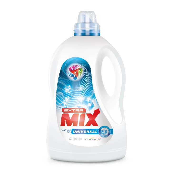 Extra Mix Universal 4 L / detergent lichid pentru rufe albe si colorate