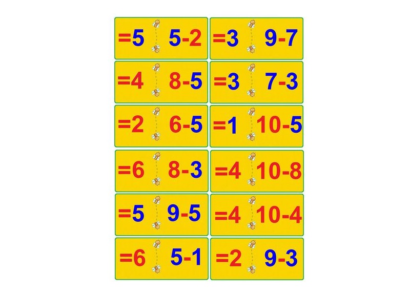 M-30 Joc Domino - Învăţăm matematica