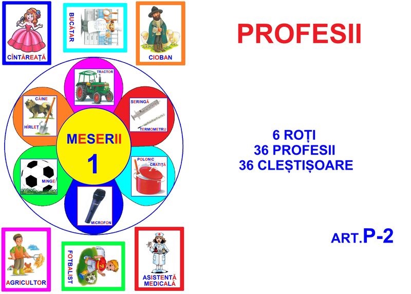 P-2 Joc cu cleşte Profesii