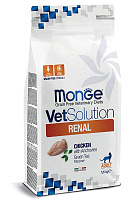 MONGE dry vetsolution cat Renal 1,5 kg, hrană uscată pentru pisici