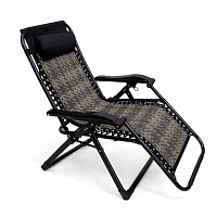 Șezlong pliabil RELAX PRO cu tetieră reglabilă.