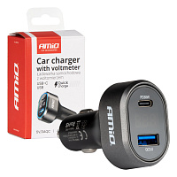 04178 Incarcator auto rapid cu afisaj LED de tensiune 3.0 PD30W