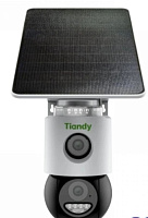 Camera fara fir cu panou solar Tiandy TC-H363U V4.1, 3MP+3MP, WLEDs20m, Mic, Speaker, mSD, Battery, IP65