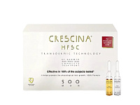 Crescina HFSC Transdernic 500 Barbati tratament contra caderii parului fiole N10+N10