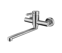 Baterie de bucătărie pe perete SLAT MLT-40001VR Ø35 (inox)