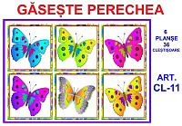 CL-11 Joc cu cleşte Culori - găseşte perechea