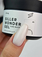 Gel Siller WONDER Gel One Phase UV/LED nr.008, 30 ml (Pure White)