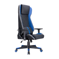 Scaun Gaming Lumi CH09-7, PU Piele, Negru | Albastru