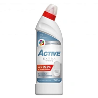 Solutie pentru curatare WC, Active Extra White, 750 ml