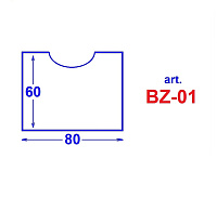 BZ-01 Buzunar transparent 60*80 mm