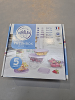 Duralex – Set 5 boluri din sticlă securizată (călită)