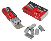 Set 10 x Capse pentru capsator N10 1000buc. Radius, capse metalice rezistente, profesionale, pentru documente groase
