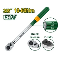 Cheie dinamometrică 3/8" 10-60Nm (305mm) JDWQ1D38 Jadever