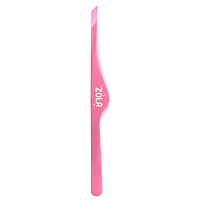 Pensetă profesională teșită pentru sprâncene ZOLA LIGHT PINK