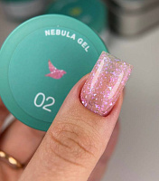 Nebula Gel nr.2, 15 ml Siller