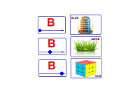 L-210 Joc cu jetoane Logopedie animată - Sunetele B, D, M, N