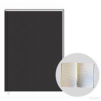 Agenda nedatata 140х200 mm coperta tare 100 pag.Lizy IS39SQ negru