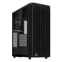 Carcasă PC ASUS ProArt PA401 Wood TG, Midi-Tower, Fără PSU, Negru