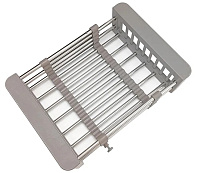 Conteiner reglabil 28 x 16 cm Inox  (gri)