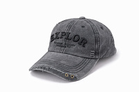 Șapcă gri vintage „EXPLOR” – stil distressed