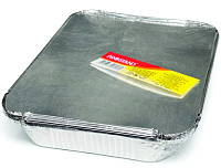 Caserola aluminiu  cu capac S-729L 1/3