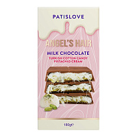 Patiswiss Cotton Candy cu ciocolată cu lapte, 180g