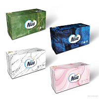 NUA  Servetele cosmetice 3 str. 100 buc