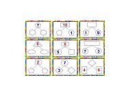 M-56 Joc cu jetoane Compunerea numerelor 1-10 - fişe p.completare